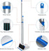 Broom and Dustpan Combo Set, 52" Upright Dust Pans with Long Handle Angle Broom for Home Cleaning