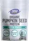 NOW Sports Nutrition Organic Pumpkin Seed Protein Powder, 10g Protein, Certified Non-GMO, Unflavored, 1-Pound