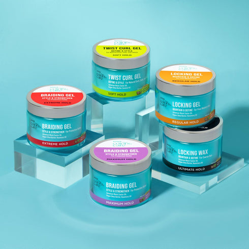 KISS COLORS & CARE Ultimate Hold Locking Wax, 6 oz - Starts and Maintains Locs with Long Lasting Hold