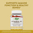Nature's Way Vitamin D3 Gummies, 120 Gummies, Mixed Fruit Flavored, 2000 IU (50 mcg) per 2-gummy Serving, Supports