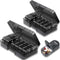 GyOnyx 2 Pack Weekly Pill Boxes and Organizer 2 Times a Day, Travel