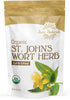Organic St. John's Wort Herb - Cut & Sifted (Hypericum perforatum), USDA Certified, 4 Ounces