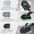 Shower Cleaning Brush with Long Handle, 3 in 1 Tub and Tile Scrubber Brush, 50.4'' Extendable for Bathroom Cleaning