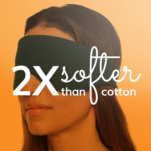 Happyluxe Escape Sleep Mask, Buttery Soft Eye Mask for Sleeping, Machine Washable, Navy Blue
