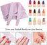 Nail Files (50 Pcs), 100/180 Grit Emery Board Bulk for Acrylic and Natural Nails, Double Sided