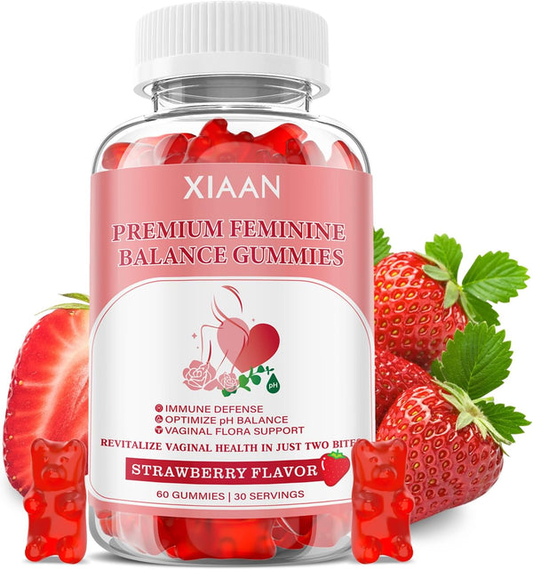 Feminine Balance Gummies for Women, Premium Feminine Balance Gummies Support PH Balance