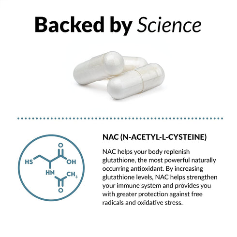 FORCE FACTOR NAC Supplement, N-Acetyl Cysteine 600 mg, Immune Support, 200 Vegetable Capsules