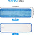 6 Pack Microfiber Cleaning Pads - Compatible with Bona Mop, 18 Inch Replaceable Mop Pad Refill, Washable & Reusable Blue