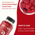 Vitamin D3 & B12 Methyl Gummies for Adults & Kids, Enhanced with Folate, Natural Energy & Focus, Raspberry, 120 Gummies