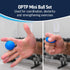 Set (2 OPTP Mini Balls - Vinyl Air-Filled Self-Massage Ball Piece) for Hand and Foot Therapy- Small Therapy Balls