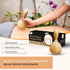Nuddspa 4 (4 Pack) Wood Therapy Massage Tools Pcs, Lymphatic Drainage Massager, Maderoterapia Kit, Anti Cellulite