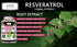 Kaya Naturals Resveratrol Capsules - Anti Aging Supplement with Antioxidants & Brain Support - 30 Veggie Capsules