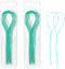 100 Pcs Multifunctional Floss Threaders (Green) for Deep Clean Flossing Braces, Bridges, and Implants