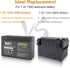 KBT KEEP BETTER TECH 6V 15Ah LiFePO4 KBT Rechargeable Lithium Battery Replacement, Long Lasting Life, with Charger