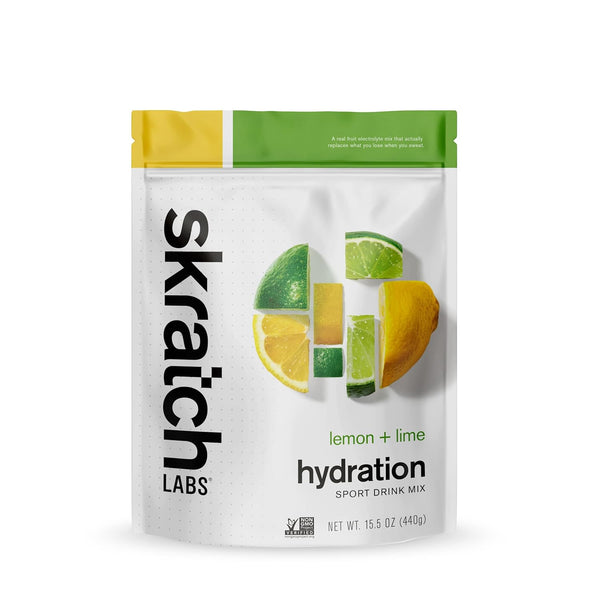 Skratch Labs Hydration Powder | Sport Drink Mix | Electrolytes for Exercise, Endurance | Lemon + Lime | 20 Servings