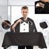 visesunny Tuxedo Barber Cape with Black Bow Tie, Anti-Static Hair Cutting Cape, Water-Resistant