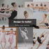 ROCST Hairpins for Bun, Bobby Pins Clips, 12pc (2.5 inch Black) for Ballet Woman Girl Hairdressing Salon