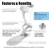 BraceOn AFO Swedish Foot Stabilizer, Drop Foot Brace for Women, Left Foot