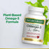 Nature's Bounty Plant-Based Omega-3, 520mg Omega-3, Supports Heart, Skin, Joint Health, 30 Softgels