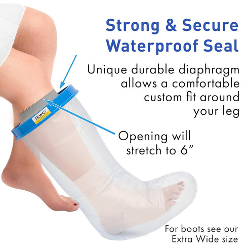 Water Proof Leg Cast Cover for Shower - #5738 - Watertight Foot Protector