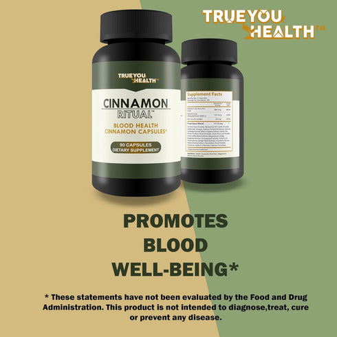Cinnamon Ritual - Best Cinnamon Supplement for Blood Support - Capsules for Sugar Health & Blood Health