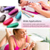 4 Pieces Sponge Nail Brush Picking Dotting Gradient Pen Brush Double Head Sponge Nail Brush Rhinestone Handle Acrylic