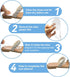 Arch Support Shoe Inserts - MHBH Self-Adhesive Arch Pads for Flat Feet and Heel Pain, Gel Insoles for Men and Women (2