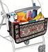 Hechitok Tribal Stripe Walker Bag, Handy Rollator Basket Water Cup Holder, Walker Accessories