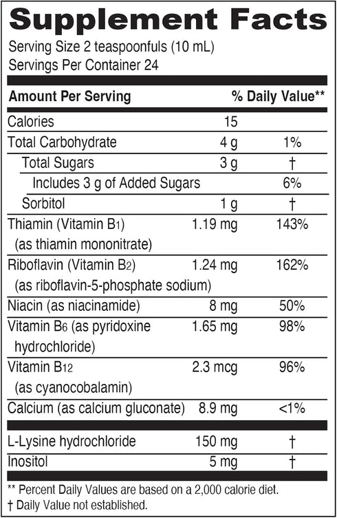 GirafKids Appetite Vitamins for Kids - 8Fl Oz - Orange Flavor - L-Lysine, Inositol, Calcium & Vitamins