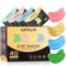 Under Eye Patches, 40 Pairs for Dark Circles, Puffy Eyes, Wrinkles, with 24K Gold, Hyaluronic Acid & Rose