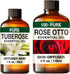 Tuberose Essential Oil for Diffuse & Rose Otto Essential Oil for Diffuser