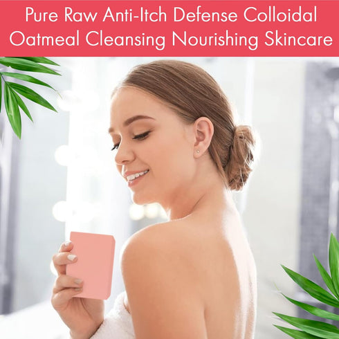 Herblov Natural Instant Itch Relief Soap Bar - Calming Calamine Soap for Itchy Skin, Bug Insect Mosquito or Ant Bite
