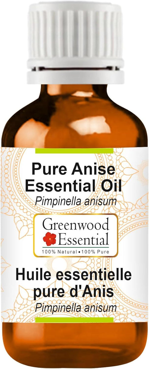 Pure Anise Essential Oil (Pimpinella anisum), Steam Distilled 30ml (1oz)
