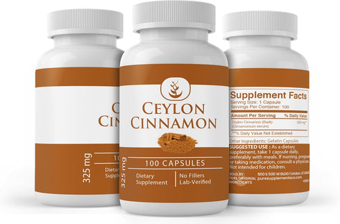 Ceylon Cinnamon by PURE ORIGINAL INGREDIENTS, Always Pure, No Additives or Fillers