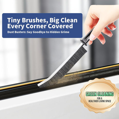 Miccillot 3pcs Crevice Cleaning Brush, Hard-Bristled Gap Scrub Brush, Toilet Gap Cleaning Brush Tool, for Scrub Small