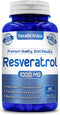 NASA Beahava 100% Pure Resveratrol, 1000mg Max Strength Antioxidant Supplement, 180 Capsules