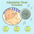 MMOBIEL 20 Portable White Noise Sound Machine for Baby by Soothing Sounds, Cry Sensor, Timer, USB-C Rechargeable Travel