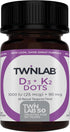 Twinlab Vitamin D3 1000 + K2 Dots - 25 mcg, 60 Tablets for Bone & Heart Health, Immune Support