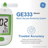 GE333TS Blood Glucose Test Strips, 50-Count Pack, Gold Electrodes, Patented Test Strip Structure