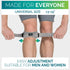 Run Forever Sports Patella Strap - Adjustable Knee Support for Pain, Hiking, Soccer & Squats