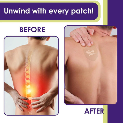 Relief Night Patch - 8 pack with Arnica, White Willow Bark, Melatonin for Soreness and Sleep