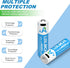 LDLDCHI 4680mWh 4 Pack, 1.5V 1600 Rechargeable Lithium AA Batteries USB C AA Battery, Long Lasting Cycles Double A