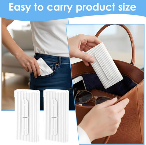 WJIAAA 2 20 Portable Dental Floss Case, Pcs Refillable Travel Floss Pick Dispenser Storage Organizer Box Storage Pcs