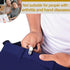 Hjsixtxh 2-Pack 26-41 Inches, Dressing Aid Clips for Pants Adjustable Metal Clip & Nylon Strap Independence Tool