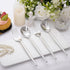 SUT 100 Pcs Silver Plastic Silverware, Disposable Forks and Spoons for Catering, Parties, Dinners