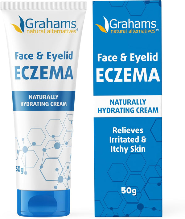 Grahams Natural Face & Eyelid Eczema Cream - Treatment for Eczema, Dermatitis,