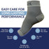 SB SOX Plantar Fasciitis Relief Socks – Ankle Brace Compression Sleeve for Foot Pain, Swelling, Heel Spurs (Gray, Large)