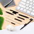 12 Pieces Hearing Aid Cleaning Tools Kit, Multi-functional Earphone Cleaner with Wax Loop, Magnet, Velvet Bag