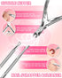 MORGLES 300pcs Lint Free Nail Wipes with Nail Polish Remover Kit, Pink Nail Clips, 2PCS Nail Files and Buffers