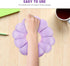 Hemobllo Flower Shaped Donut Seat Cushion Nursing Pillow for Elderly Bedridden Patients, Pumpkin Round Body Positioner
